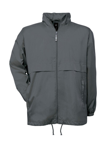 B &amp; C Air Windbreaker, Dark Grey, S bedrucken, Art.-Nr. 495421283