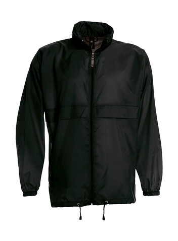 B & C Sirocco Windbreaker, Black, S bedrucken, Art.-Nr. 496421013 B & C Sirocco Windbreaker, Black, S bedrucken, Art.-Nr. 496421013