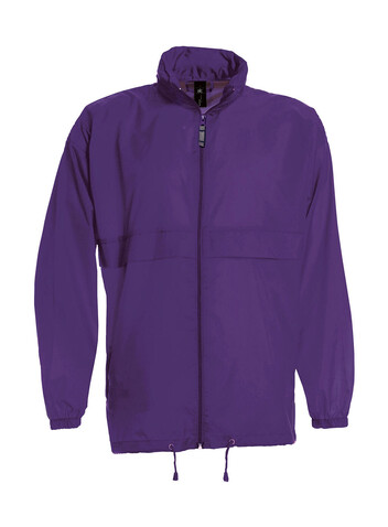 B & C Sirocco Windbreaker, Purple, XL bedrucken, Art.-Nr. 496423496 B & C Sirocco Windbreaker, Purple, XL bedrucken, Art.-Nr. 496423496
