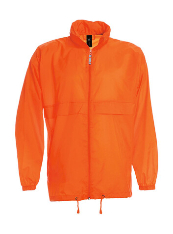 B &amp; C Sirocco Windbreaker, Orange, M bedrucken, Art.-Nr. 496424104
