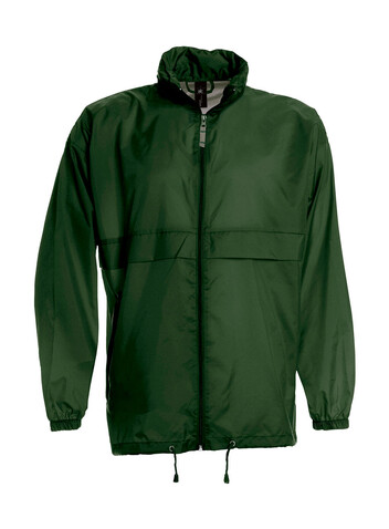 B &amp; C Sirocco Windbreaker, Bottle Green, 3XL bedrucken, Art.-Nr. 496425408