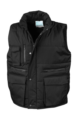 Result Lance Bodywarmer, Black, 2XL bedrucken, Art.-Nr. 497331017