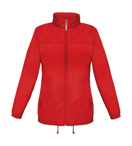 B & C Sirocco/women Windbreaker, Red, M bedrucken, Art.-Nr. 497424004 B & C Sirocco/women Windbreaker, Red, M bedrucken, Art.-Nr. 497424004