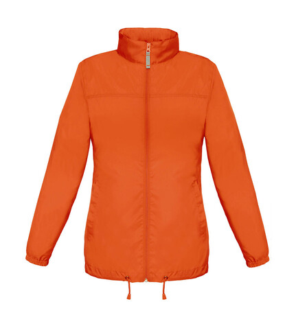 B &amp; C Sirocco/women Windbreaker, Orange, S bedrucken, Art.-Nr. 497424103