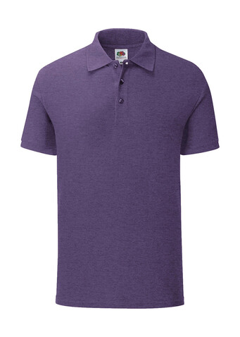 Fruit of the Loom Iconic Polo, Heather Purple, S bedrucken, Art.-Nr. 500013463