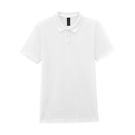Gildan Softstyle Women`s Pique Polo, White, S bedrucken, Art.-Nr. 500090003 Gildan Softstyle Women`s Pique Polo, White, S bedrucken, Art.-Nr. 500090003