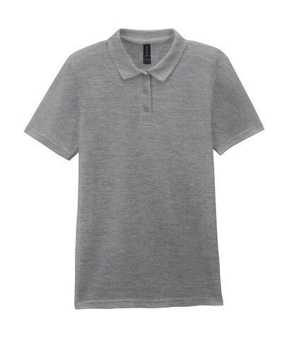 Gildan Softstyle Women`s Pique Polo, Sport Grey, 2XL bedrucken, Art.-Nr. 500091257