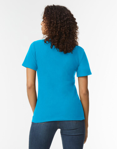 Gildan Softstyle Women`s Pique Polo, White, S bedrucken, Art.-Nr. 500090003