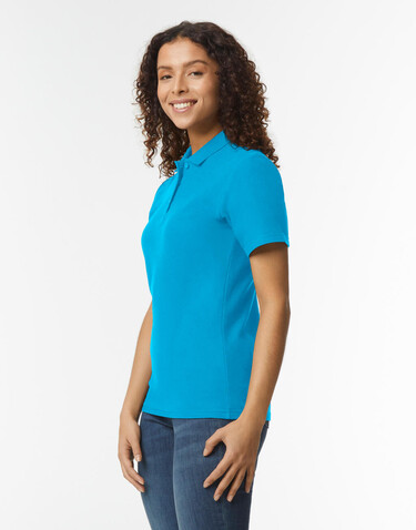Gildan Softstyle Women`s Pique Polo, White, S bedrucken, Art.-Nr. 500090003