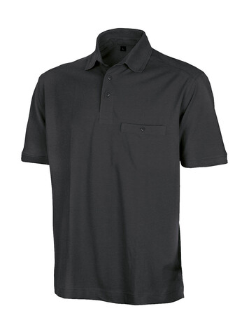 Result Apex Polo Shirt, Black, XS bedrucken, Art.-Nr. 500331011