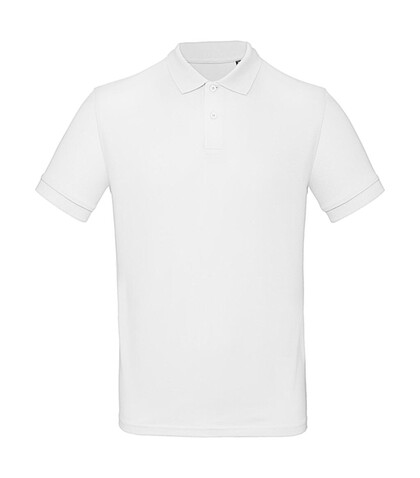 B &amp; C Inspire Polo /men, White, S bedrucken, Art.-Nr. 500420003