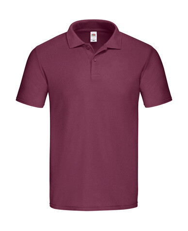 Fruit of the Loom Original Polo, Burgundy, L bedrucken, Art.-Nr. 502014485