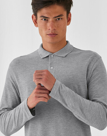B &amp; C ID.001 LSL Polo, White, XS bedrucken, Art.-Nr. 502420002