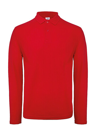 B & C ID.001 LSL Polo, Red, S bedrucken, Art.-Nr. 502424003 B & C ID.001 LSL Polo, Red, S bedrucken, Art.-Nr. 502424003