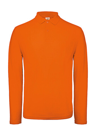 B &amp; C ID.001 LSL Polo, Orange, XS bedrucken, Art.-Nr. 502424102