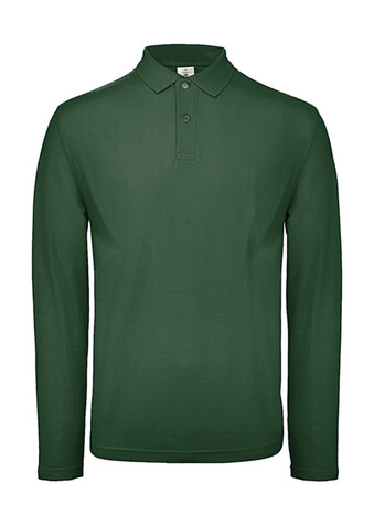 B &amp; C ID.001 LSL Polo, Bottle Green, 2XL bedrucken, Art.-Nr. 502425407