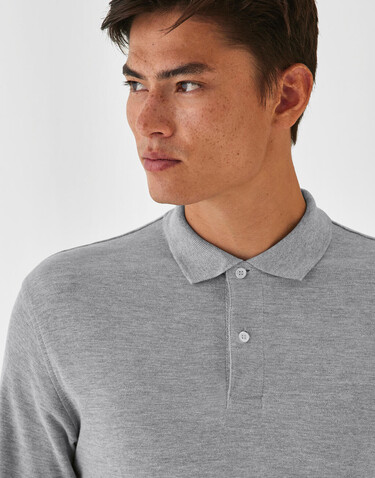 B &amp; C ID.001 LSL Polo, White, XS bedrucken, Art.-Nr. 502420002