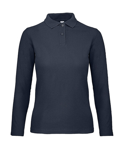 B & C ID.001 LSL /women Polo, Navy, L bedrucken, Art.-Nr. 503422005 B & C ID.001 LSL /women Polo, Navy, L bedrucken, Art.-Nr. 503422005