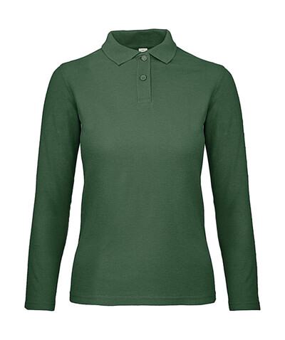 B & C ID.001 LSL /women Polo, Bottle Green, 3XL bedrucken, Art.-Nr. 503425408 B & C ID.001 LSL /women Polo, Bottle Green, 3XL bedrucken, Art.-Nr. 503425408