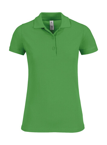 B &amp; C Safran Timeless/women Polo, Heather Grey, XS bedrucken, Art.-Nr. 508421232