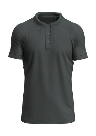 Stedman Stretch Polo for men, Slate Grey, L bedrucken, Art.-Nr. 510051225