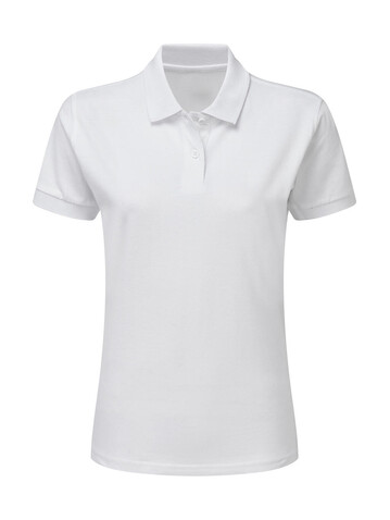 SG Cotton Polo Women, White, XS bedrucken, Art.-Nr. 513520002