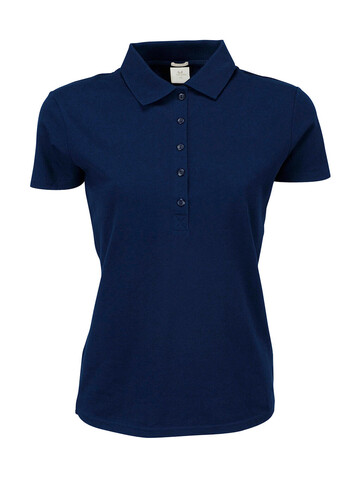 Tee Jays Ladies` Luxury Stretch Polo, Navy, XL bedrucken, Art.-Nr. 513542006