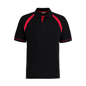 Kustom Kit Classic Fit Oak Hill Polo, Black/Bright Red, S bedrucken, Art.-Nr. 515111573 Kustom Kit Classic Fit Oak Hill Polo, Black/Bright Red, S bedrucken, Art.-Nr. 515111573