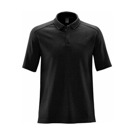 StormTech Endurance HD Polo, Black/Dolphin, S bedrucken, Art.-Nr. 515181811