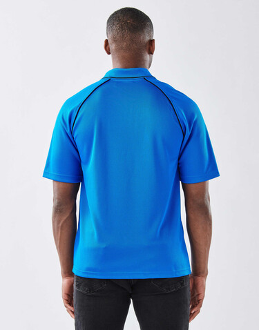 StormTech Endurance HD Polo, Black/Dolphin, L bedrucken, Art.-Nr. 515181813