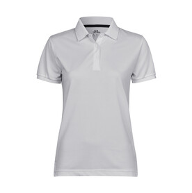 Tee Jays Womens Club Polo, White, S bedrucken, Art.-Nr. 515540003