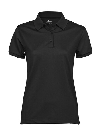 Tee Jays Womens Club Polo, Black, M bedrucken, Art.-Nr. 515541014
