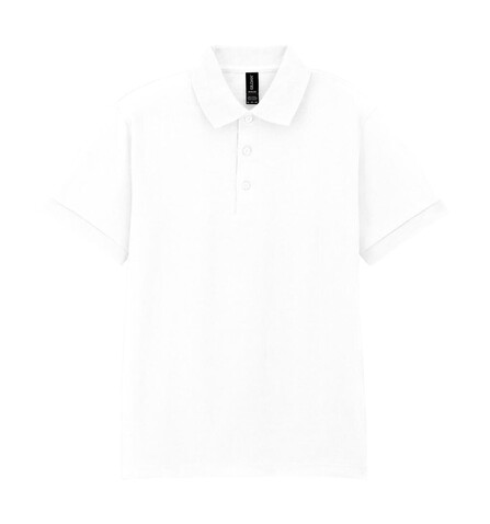 Gildan DryBlend Adult Jersey Polo, White, M bedrucken, Art.-Nr. 520090004