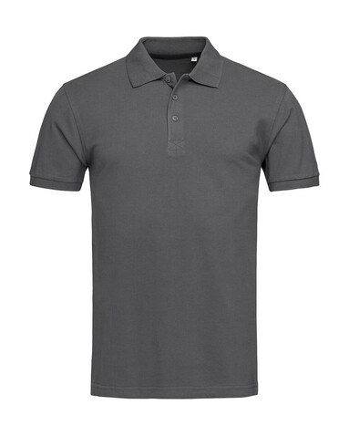Stedman Lux Polo Men, Slate Grey, 3XL bedrucken, Art.-Nr. 525051228