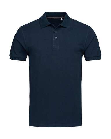 Stedman Lux Polo Men, Marina Blue, XL bedrucken, Art.-Nr. 525052076