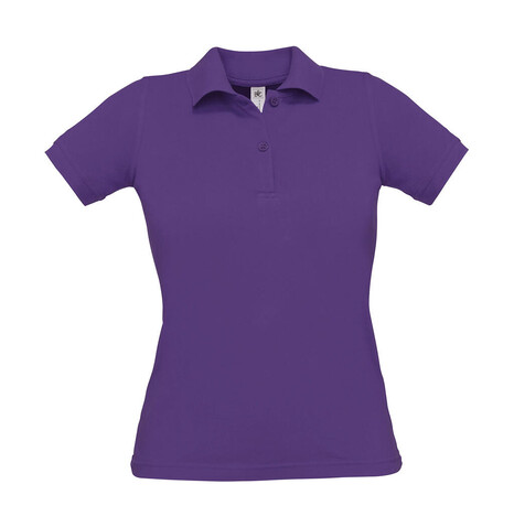 B &amp; C Safran Pure/women Polo, Purple, XS bedrucken, Art.-Nr. 526423492