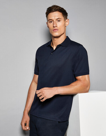 Kustom Kit Regular Fit Superwash® 60º Jersey Polo, Navy, M bedrucken, Art.-Nr. 527112004