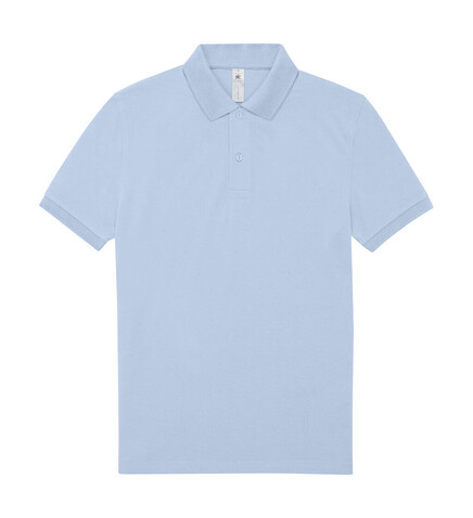 B &amp; C My Polo 180, Blush Blue, M bedrucken, Art.-Nr. 527423033