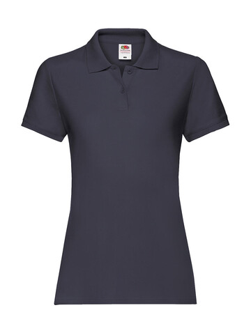 Fruit of the Loom Ladies` Premium Polo, Deep Navy, XS (8) bedrucken, Art.-Nr. 528012022 Fruit of the Loom Ladies` Premium Polo, Deep Navy, XS (8) bedrucken, Art.-Nr. 528012022