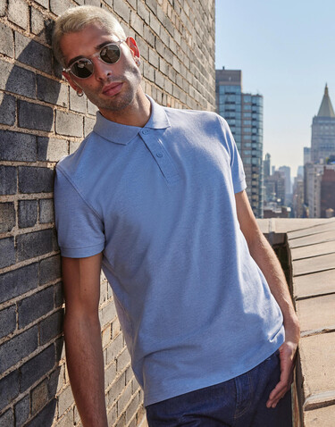 B & C My Polo 210, Heather Grey Fog, 2XL bedrucken, Art.-Nr. 529421096 B & C My Polo 210, Heather Grey Fog, 2XL bedrucken, Art.-Nr. 529421096