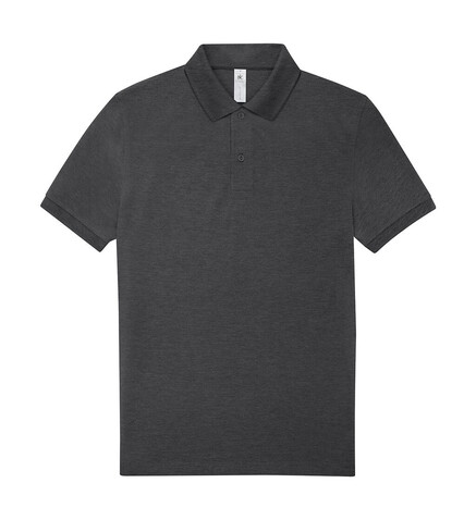 B &amp; C My Polo 210, Heather Tarmac, 2XL bedrucken, Art.-Nr. 529421346