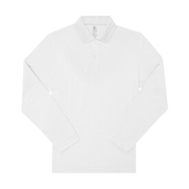 B &amp;amp; C My Polo 210 LSL, White, S bedrucken, Art.-Nr. 530420002