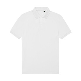 B &amp;amp; C My Eco Polo 65/35, White, S bedrucken, Art.-Nr. 531420002