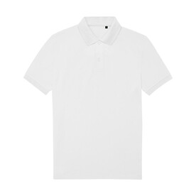 B &amp;amp; C My Eco Polo 65/35, White, S bedrucken, Art.-Nr. 531420002