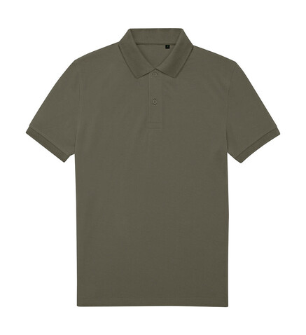 B &amp; C My Eco Polo 65/35, Camo Green, M bedrucken, Art.-Nr. 531425293