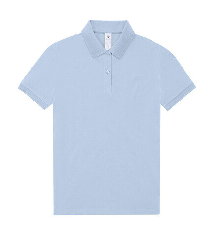 B & C My Polo 180 /Women, Blush Blue, M bedrucken, Art.-Nr. 532423034 B & C My Polo 180 /Women, Blush Blue, M bedrucken, Art.-Nr. 532423034
