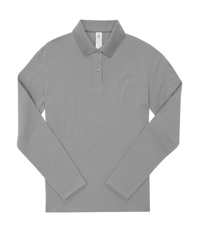 B &amp; C My Polo 210 LSL /Women, Sport Grey, 3XL bedrucken, Art.-Nr. 535421258