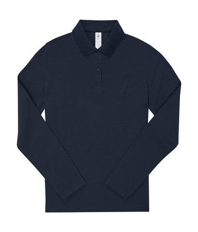 B &amp; C My Polo 210 LSL /Women, Navy, XS bedrucken, Art.-Nr. 535422002