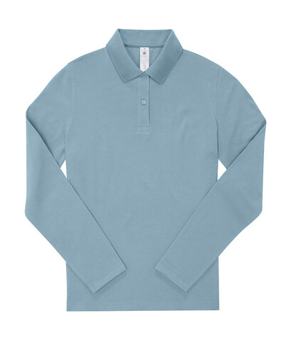 B &amp; C My Polo 210 LSL /Women, Amalfi Blue, S bedrucken, Art.-Nr. 535423053