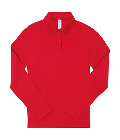 B &amp; C My Polo 210 LSL /Women, Red, 2XL bedrucken, Art.-Nr. 535424007